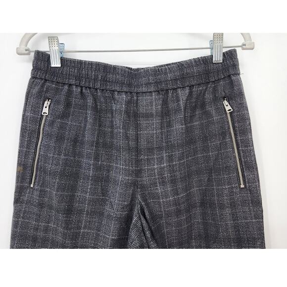 AllSaints Men's Agar Trouser Pants Size 28‎ Black Grey Wool Blend - Picture 6 of 11